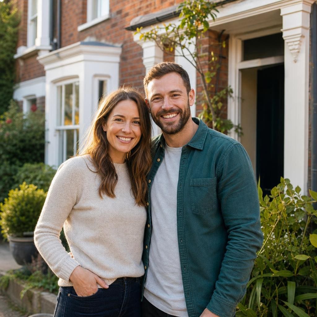 Homeowners with keys