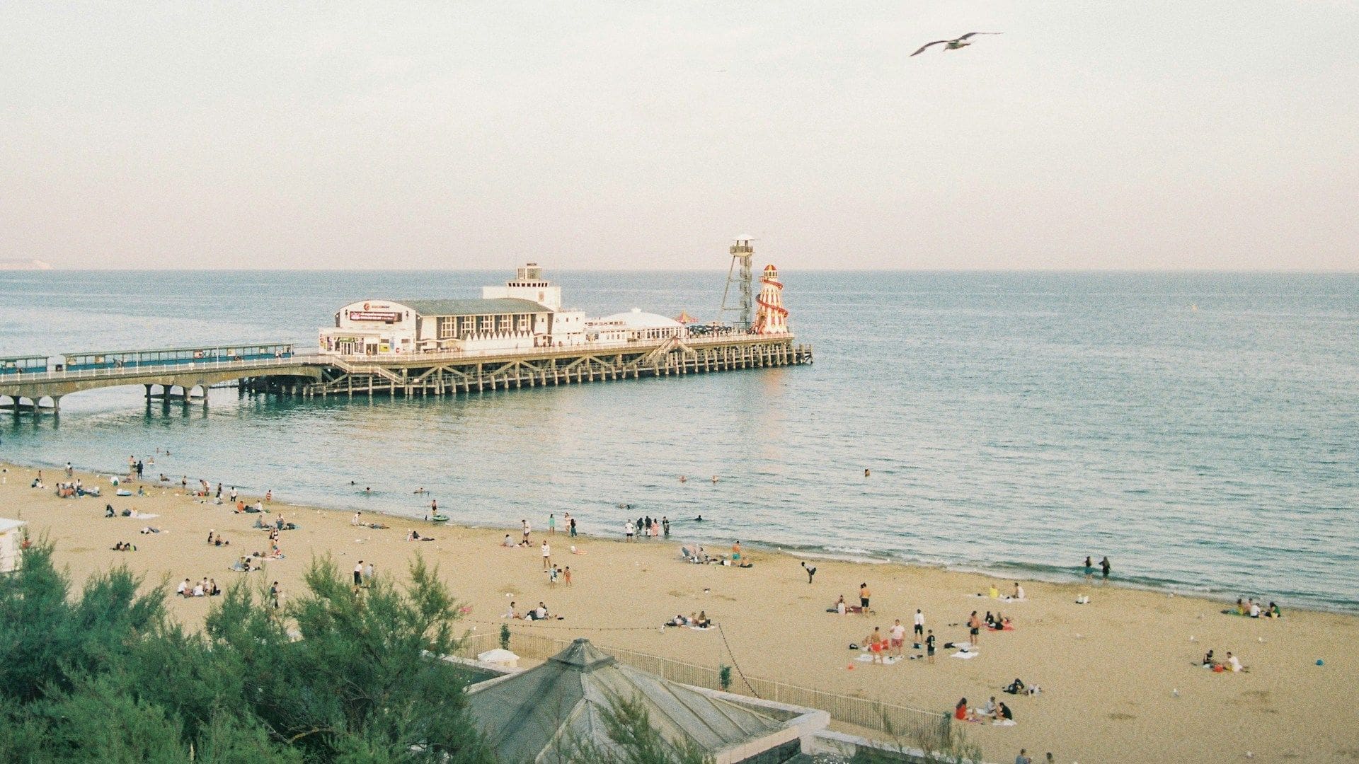 Bournemouth Pier and beach