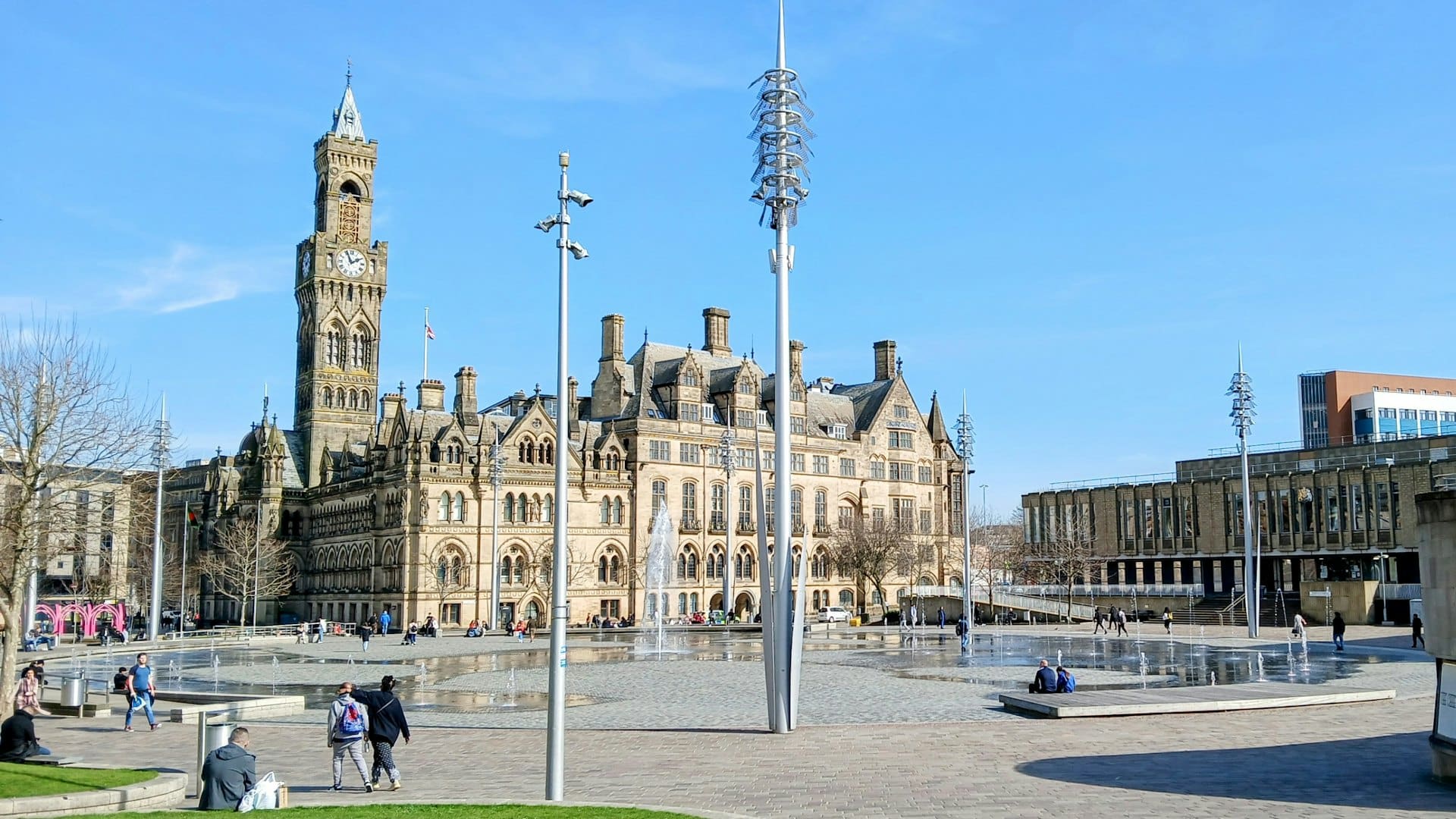 City Park and Bradford City Hall