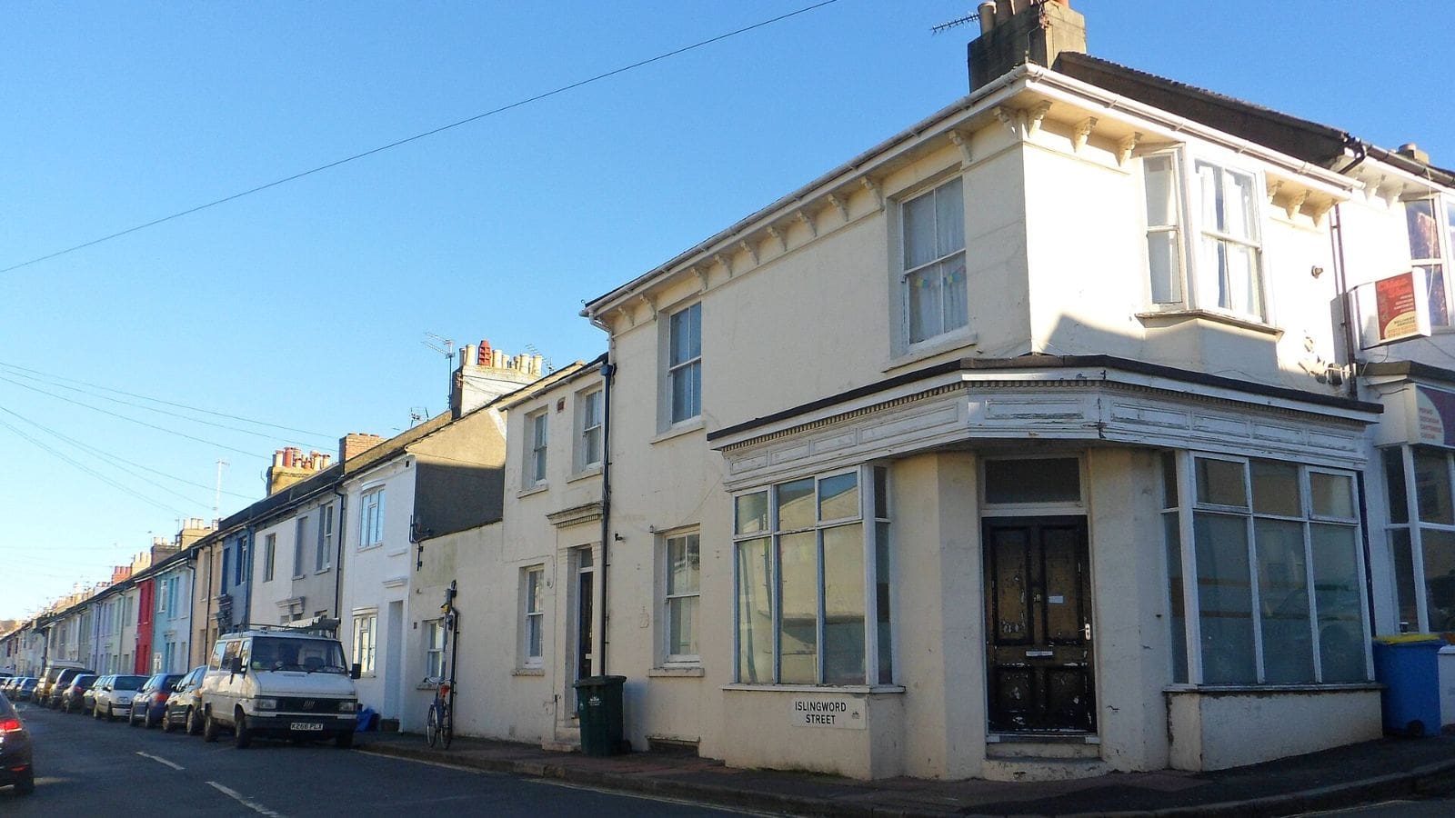 Victorian terraced houses on Islingword Street, Hanover, Brighton