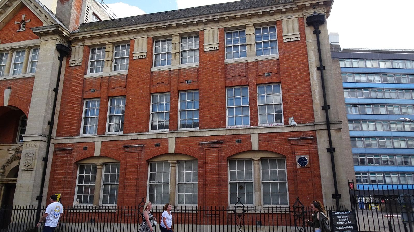 Period red-brick offices on Duke Street, Chelmsford