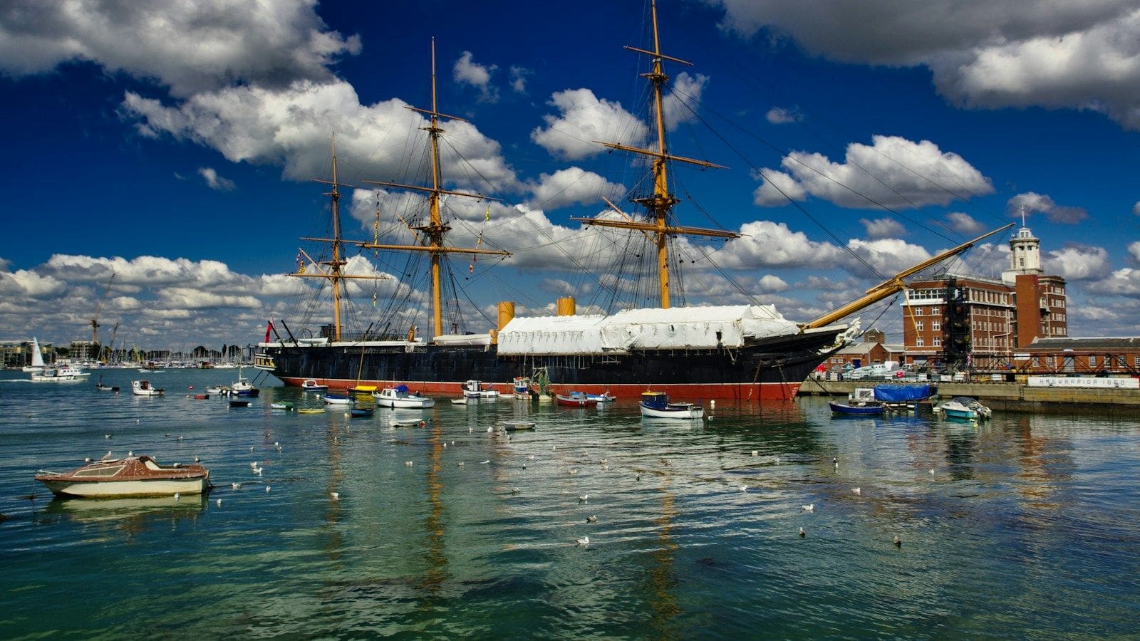 HMS Warrior at Portsmouth Historic Dockyard
