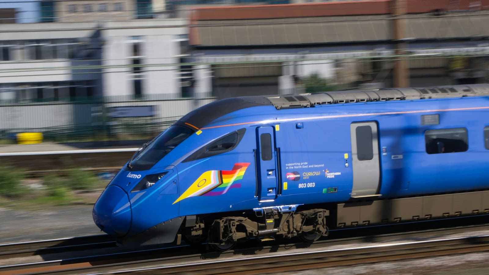A train passing through York
